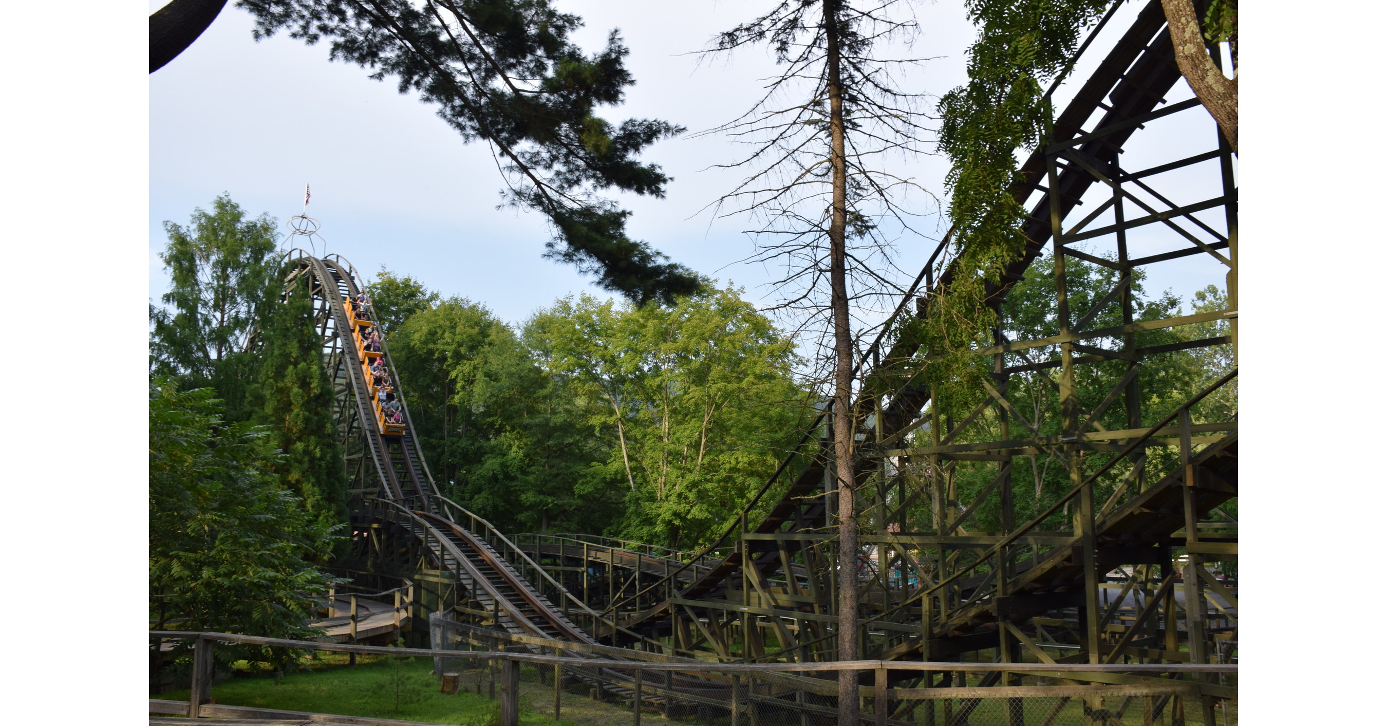 Roller Coaster DataBase  Knoebels amusement park, Roller coaster