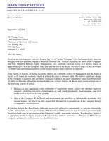 Marathon Partners Delivers Letter to e.l.f. Chairman and CEO Calling for Change