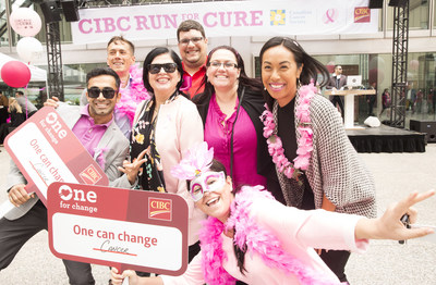 CIBC kicks off its corporate match campaign in support of the Canadian Cancer Society CIBC Run for the Cure. On September 12 and 13, CIBC will match every online donation made, dollar for dollar, up to $500,000. For more information: https://bit.ly/2N7qSQf. (CNW Group/CIBC)