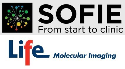 Company logos Sofie and Life Molecular Imaging