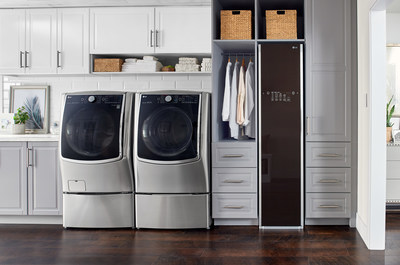 LG Electronics USA is upgrading its ultimate laundry room offering with the introduction of LG Styler with SmartThinQ™ (model no. S3RFBN) to its #1 ranked washers and dryers* for a laundry appliance portfolio that only LG can offer.