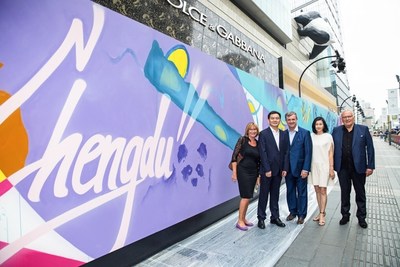 Guests celebrated the grand opening of the first Chengdu Parcours Art Festival