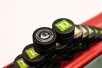 Canucks Sports & Entertainment and TD announced a new agreement on Thursday in which TD became the official bank and sponsor of the Vancouver Canucks (CNW Group/TD Bank Group)