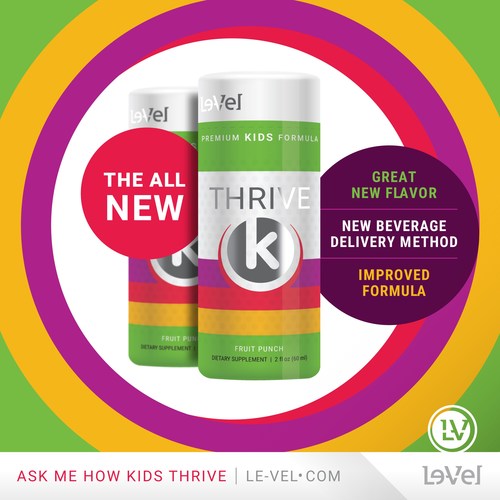 Le-Vel introduces all-new Thrive K for Kids