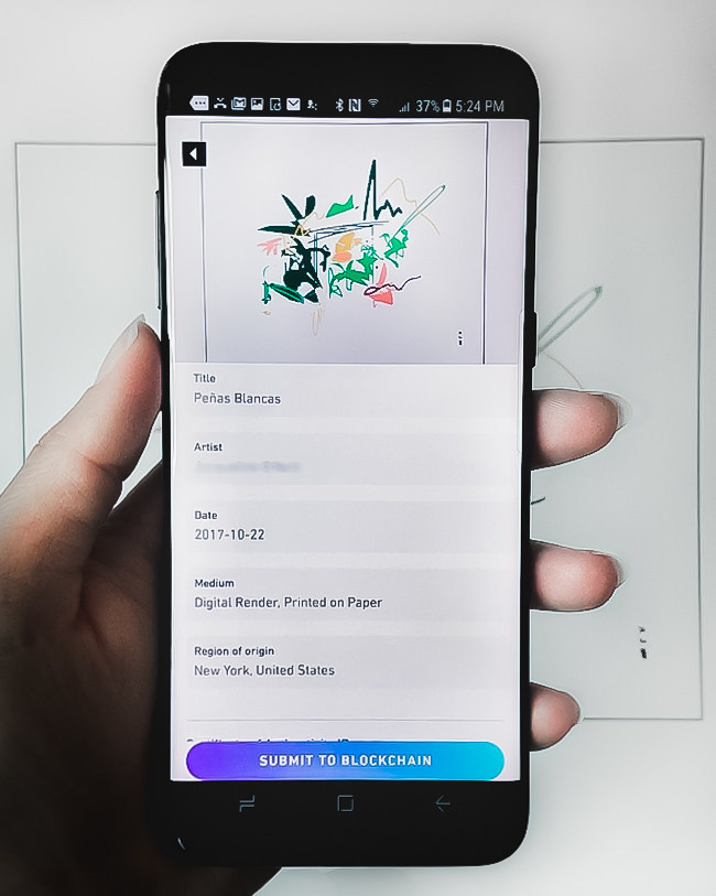 Blockchain Art Collective Launches Product For Artists To Register And Verify Artworks On Blockchain Powered By Chronicled Technology