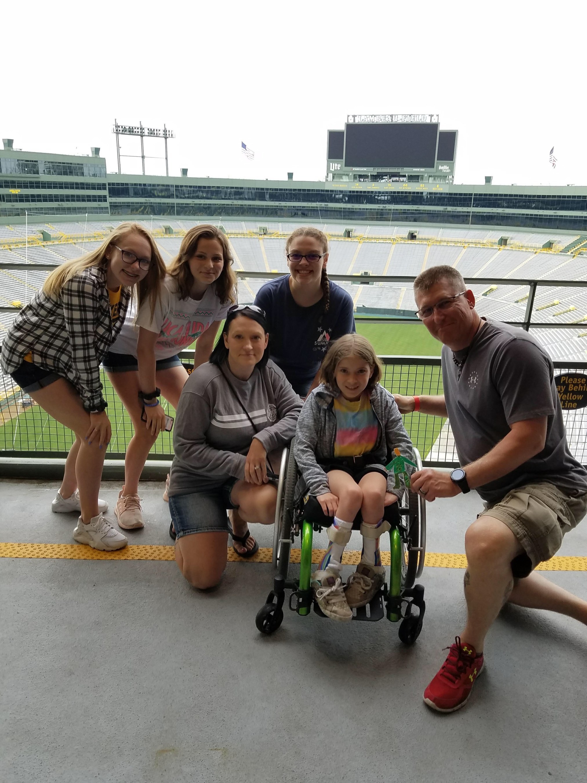 Veterans Tour Lambeau Field with Wounded Warrior Project