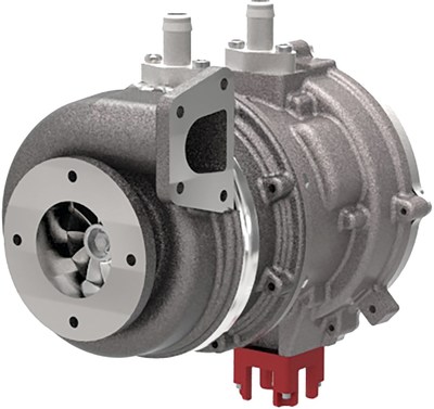 TIGERS® (Turbo-generator Integrated Gas Energy Recovery System) integrates an exhaust driven turbine with a liquid-cooled Switched Reluctance generator to harvest exhaust gas energy for storage as electrical energy, supporting increased vehicle electrical demands and other CO2 and emissions reduction strategies.
©2018 Federal-Mogul LLC