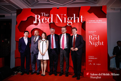 Suning announced as the Main Strategic Partner to the 3rd Salone del Mobile.Milano Shanghai at "The Red Night"
