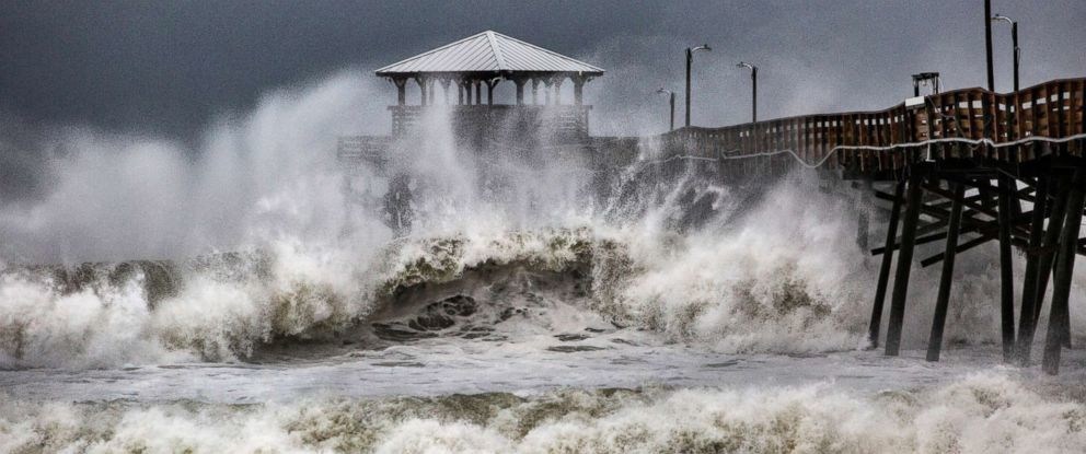 Hurricane Florence Hitting North Carolina