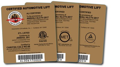 Earning one of these Automotive Lift Institute (ALI) gold certification labels is a little more challenging under the new edition of ANSI/ALI ALCTV now in effect, and that's good news for lift operator safety.