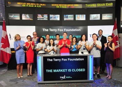 The Terry Fox Foundation Closes the Market (CNW Group/TMX Group Limited)