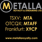 Metalla Declares Monthly Dividend