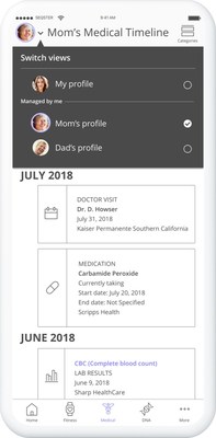 Seqster Caregiver View