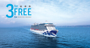 Princess Cruises "3 for Free" for Everyone Sale Returns Offering Onboard Perks on Cruise Vacations to Worldwide Destinations