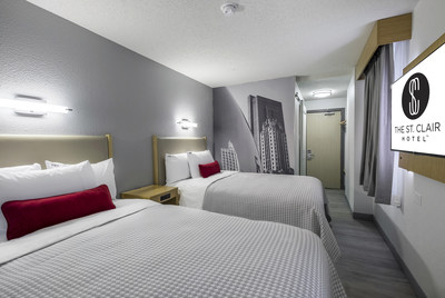 Designed to give guests an authentic upper midscale experience at a value price, The St. Clair Hotel's 208 modern, amenity-filled rooms have been revitalized, renovated and upgraded.