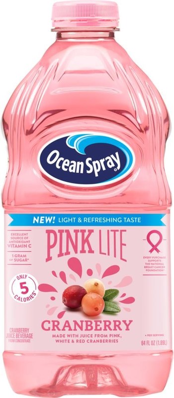 Ocean Spray launches its new Pink Cranberry Juice Drinks line in support of breast cancer awareness with 5% of Ocean Spray’s sales of Pink Cranberry Juice Drink in the United States and Canada being donated to the National Breast Cancer Foundation, Inc.®, up to $250,000 annually.