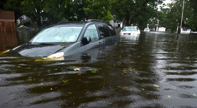 Cars Flooded By Hurricane Florence (PRNewsfoto/Compare-autoinsurance.org)