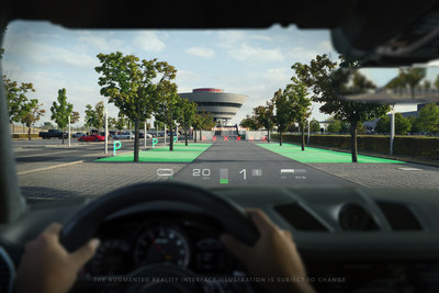 WayRay + Porsche - Driver Interface - Parking