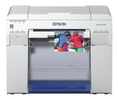 The Epson SureLab D700 Professional Minilab Photo printer produces up to 430 4” x 6” prints per hour in a variety of finishes and sizes, ideal for photographic printing labs, event photographers, and e-commerce printers.