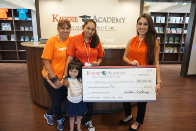 Kiddie Academy of Canyon Springs awards student with Acts of Kindness scholarship check