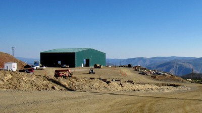 Completed Water Treatment Plant Building (CNW Group/eCobalt Solutions Inc.)