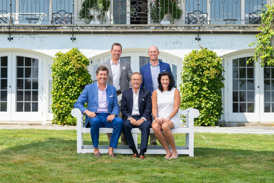 William Raveis Real Estate partners with Palm Beach-based The Fite Group Luxury Homes. (seated left to right) David Fite, Principal, The Fite Group; William Raveis, Chairman & CEO, William Raveis Real Estate; Nadine Fite, Chief Marketing Officer, The Fite Group; (standing left to right) Ryan Raveis, Co-President, William Raveis Real Estate; Chris Raveis, Co-President, William Raveis Real Estate.