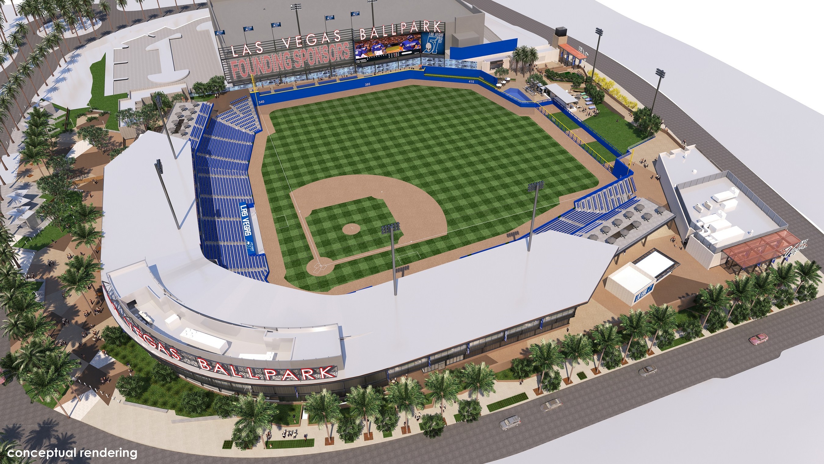 How Howard Hughes Corporation Gentrified Minor League Baseball in Las Vegas  Thanks to an $80 Million Gift from LVCVA for Aviators Ballpark - LVSportsBiz