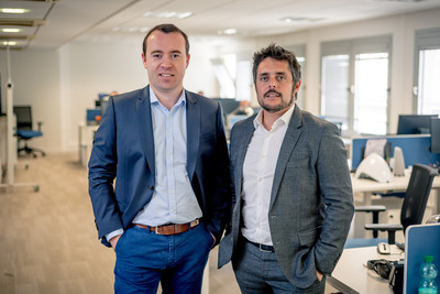 Centreon Co-Founder Romain Le Merlus (right) has assumed the role of CEO, North America, and Co-Founder Julien Mathis (left) has assumed the role of CEO, Europe. (CNW Group/Centreon)