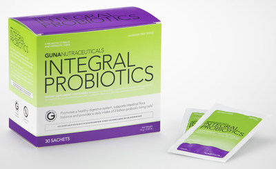 Integral Probiotics is an exclusive probiotic with six strains and fibers that provides a complete intestinal flora rebalance, and it is free of gluten and allergens