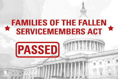 Wounded Warrior Project (WWP) applauds the addition of H.R. 1928 Families of The Fallen Service Members Act to the minibus carrying the defense appropriations package and is proud to have led the way in advocating for this important change to the law.