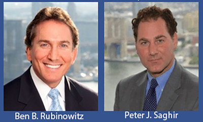 New York Personal Injury Lawyers Ben Rubinowitz and Peter Saghir