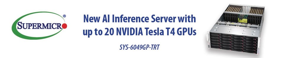 High-Density Supermicro GPU Server Optimized for AI Inference