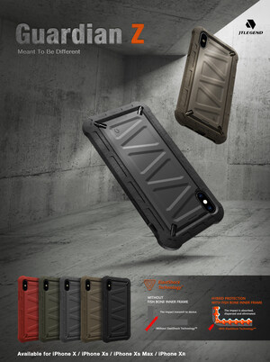 JTLegend releases iPhoneXs/Xs Max/ XR Guardian Z case of Aesthetic Design &amp; Ultimate Protection