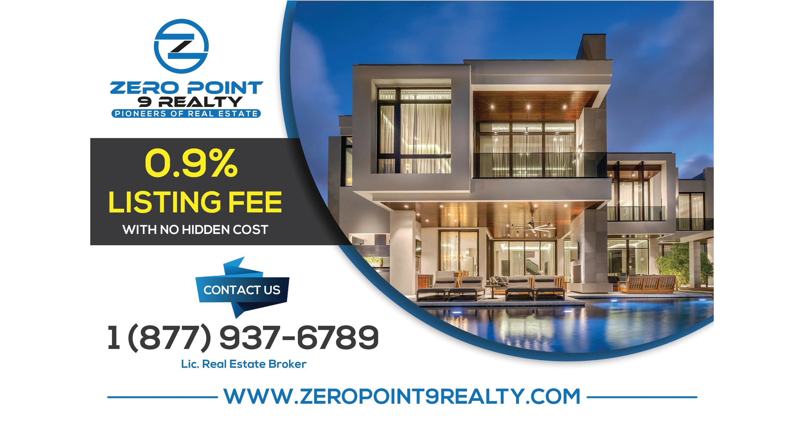 Florida's Zero Point 9 Realty Launches Offering Nation's 1st Real