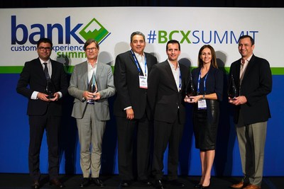 Representatives from 3 international financial institutions and 1 fintech company accepted Bank Customer Experience Awards from Networld Media Group as part of the Bank Customer Experience Summit in Chicago last week.

Award recipients include: Levent Dağdelen, Yapı Kredi Bank (Turkey), Sérgio Magalhães, Millennium bcp (Portugal); Ivan Orrego, First Commonwealth; Candido Amorim, First Commonwealth; Tricia Szurgot, First Commonwealth; and Dan McGowan, Fiserv