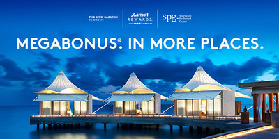 Marriott International celebrates its recently unified loyalty programs with a new points promotion that will allow members to earn bonus points across 6,700 hotels at all 29 participating brands for the very first time. (PRNewsfoto/Marriott International, Inc.)