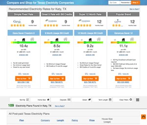 Texas Electricity Ratings Launches Texas Electricity Rate Analyzer