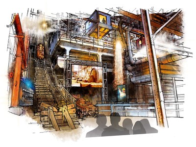 Concept designs of the Britannia Mine Museum's new Mill experience show (launches Spring 2019) (CNW Group/Britannia Mine Museum)