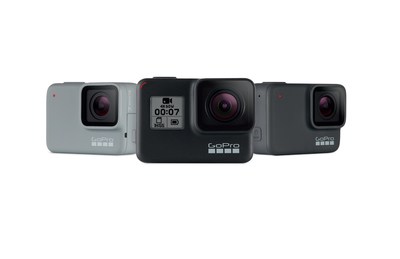 Meet the all-new GoPro HERO7 lineup. HERO7 Black has ‘HyperSmooth’ video stabilization that sets a new bar for digital imaging and features Live Streaming, TimeWarp Video, SuperPhoto, improved audio, and face, smile and scene detection. Plus, the $299 HERO7 Silver and $199 HERO7 White round out the new product lineup.