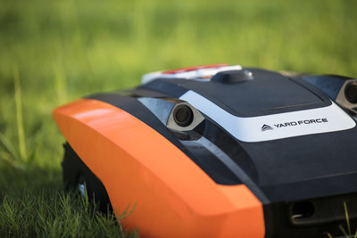Yard Force AMIRO robotic mower with Ultrasonic Sensor to enable Active Safety