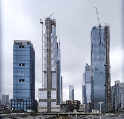 thyssenkrupp Elevator provides Hudson Yards with up to 40 TWIN elevators. Hudson Yards in NYC is the largest private real estate development in the history of the United States and the largest development in NY since Rockefeller Center/ Credits: thyssenkrupp Elevator/FP