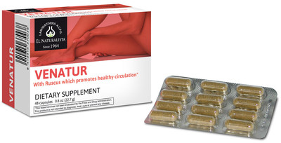 Venatur is a natural dietary supplement based on traditional herbs that serves as vasoconstrictor and as anti-inflammatory.