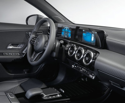 The new Mercedes-Benz A-Class features Visteon's industry-first SmartCore(tm) cockpit domain controller.