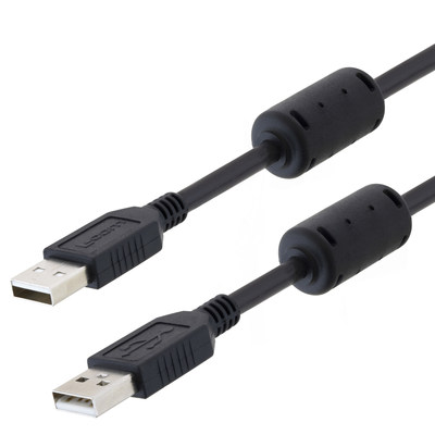 L-com Low-Smoke Zero-Halogen USB 2.0 Cables with Ferrites