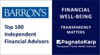 Barron's Ranks Paul Pagnato #16 on 2018 Top 100 Independent Financial Advisors List