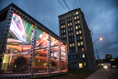 Volkswagen’s #LifeinSmartLuxury portal exhibit at the Museum of Contemporary Art Toronto (CNW Group/Volkswagen Canada Inc.)