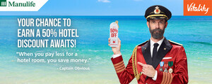 Manulife Vitality members now save on hotel stays through Hotels.com