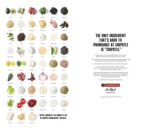 Chipotle Launches New 'For Real' Campaign Placing Its Real Ingredients In The Spotlight