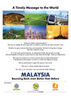 Message to the World Launched to Coincide with Malaysian PM's UN General Assembly Address