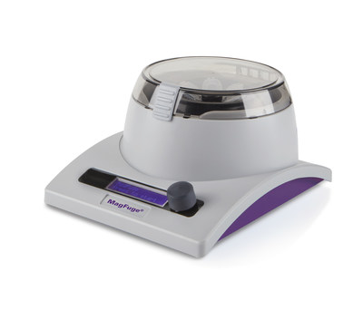 MagFuge by Heathrow Scientific, a first-of-its-kind high-speed centrifuge and magnetic stirrer in one unit.